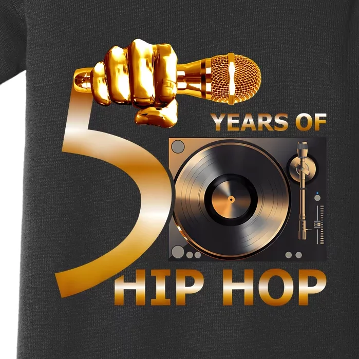 50 Years Hip Hop 50th Anniversary Hip Hop Celebration Baby Bodysuit