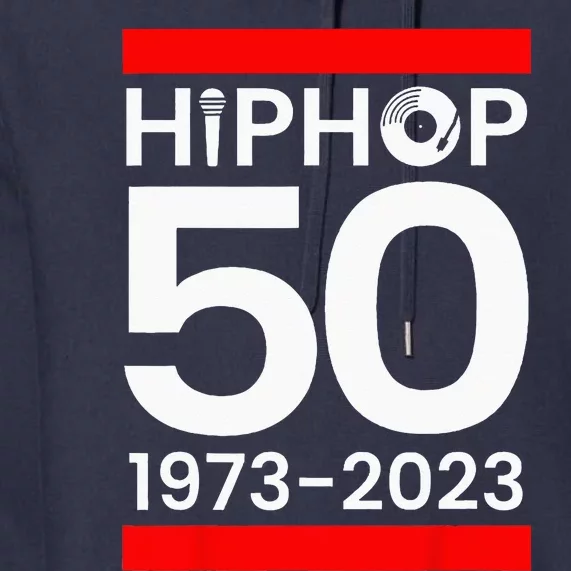 50 Years Hip Hop Retro 50th Anniversary Celebration Premium Hoodie