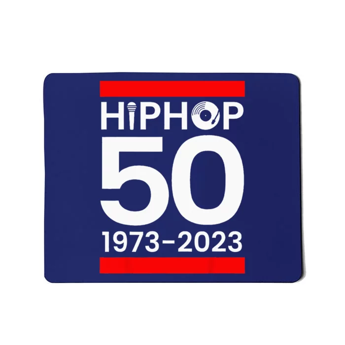 50 Years Hip Hop Retro 50th Anniversary Celebration Mousepad