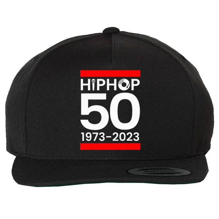 50 Years Hip Hop Retro 50th Anniversary Celebration Wool Snapback Cap