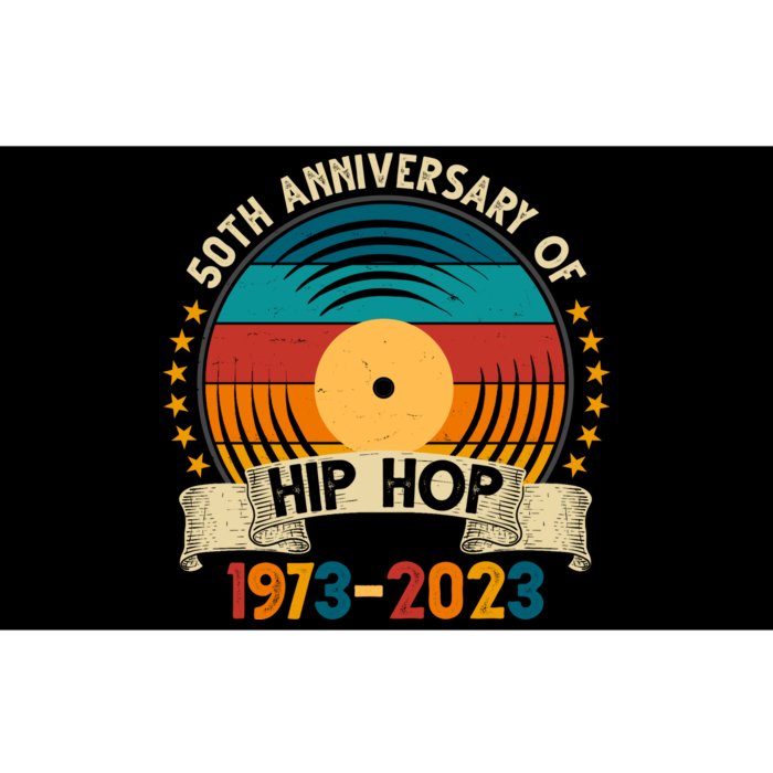 50 Years Hip Hop Vinyl 50th Anniversary Celebration Bumper Sticker