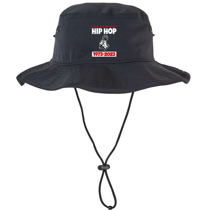 50 Years Hip Hop 50th Anniversary Retro Mic Legacy Cool Fit Booney Bucket Hat