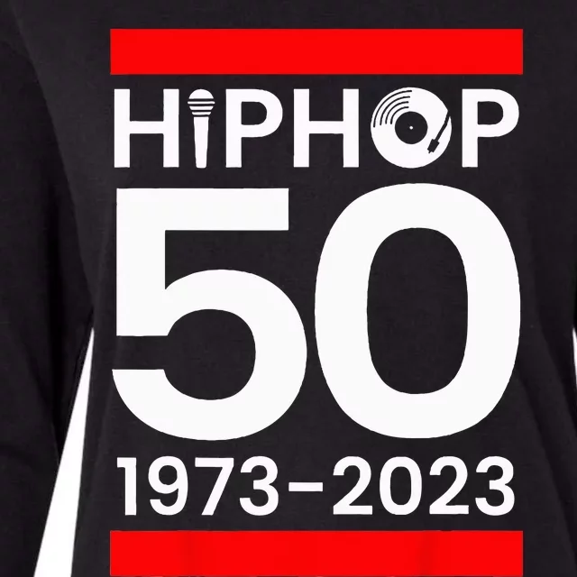 51 Years Hip Hop Vinyl Retro 50th Anniversary Celebration Womens Cotton Relaxed Long Sleeve T-Shirt