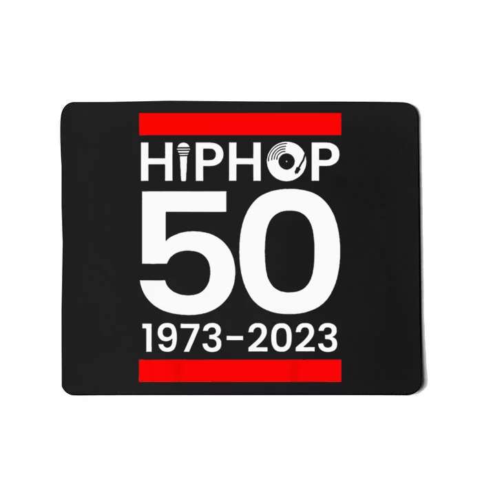 51 Years Hip Hop Vinyl Retro 50th Anniversary Celebration Mousepad