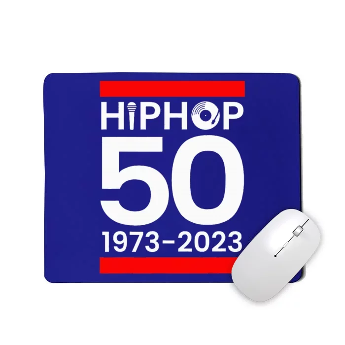 50 Years Hip Hop Retro 50th Anniversary Celebration Mousepad