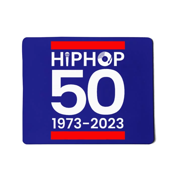 50 Years Hip Hop Retro 50th Anniversary Celebration Mousepad