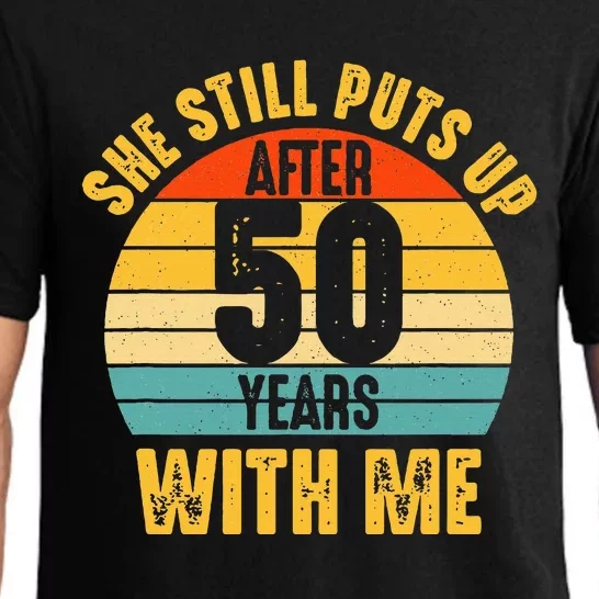 50 Year Marriage Husband 50th Wedding Anniversary Pajama Set