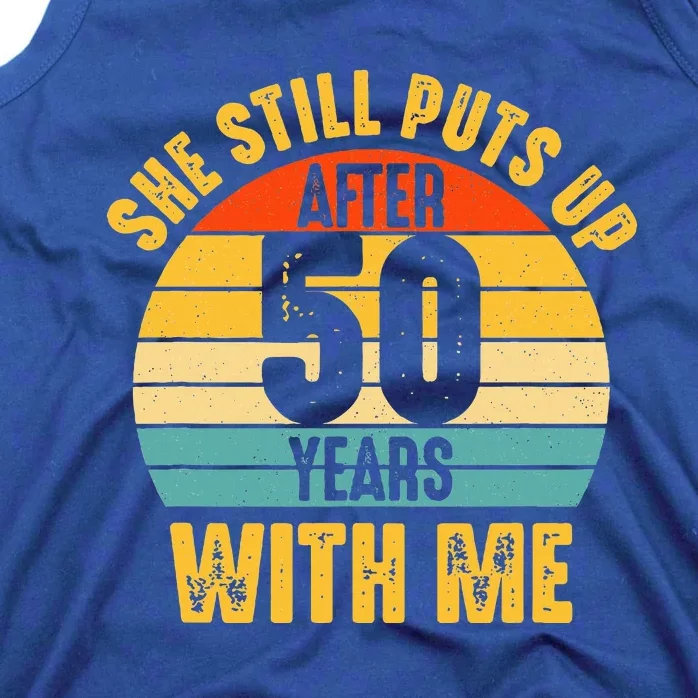 50 Year Marriage Husband 50th Wedding Anniversary Tank Top