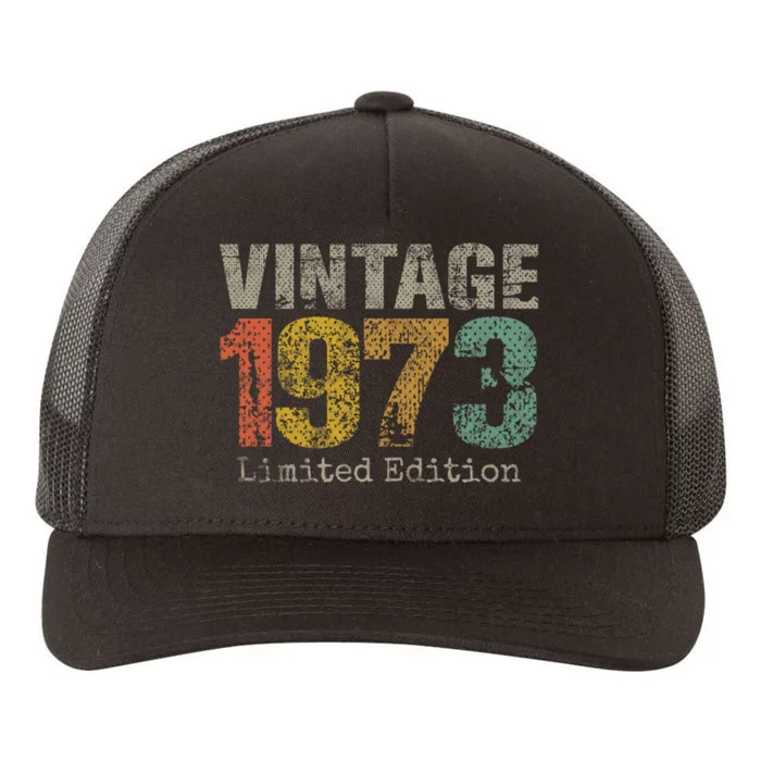 51 Year Old Gifts Vintage 1973 Limited Edition 51st Birthday Yupoong Adult 5-Panel Trucker Hat