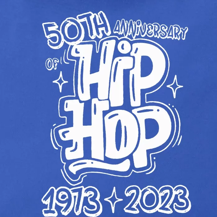 50 Years Old 50th Anniversary Of Hip Hop Graffiti Hip Hop Zip Tote Bag