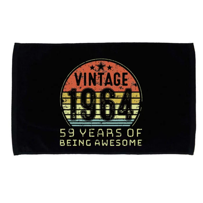 59 Year Old Birthday Vintage 1964 59th Birthday Microfiber Hand Towel