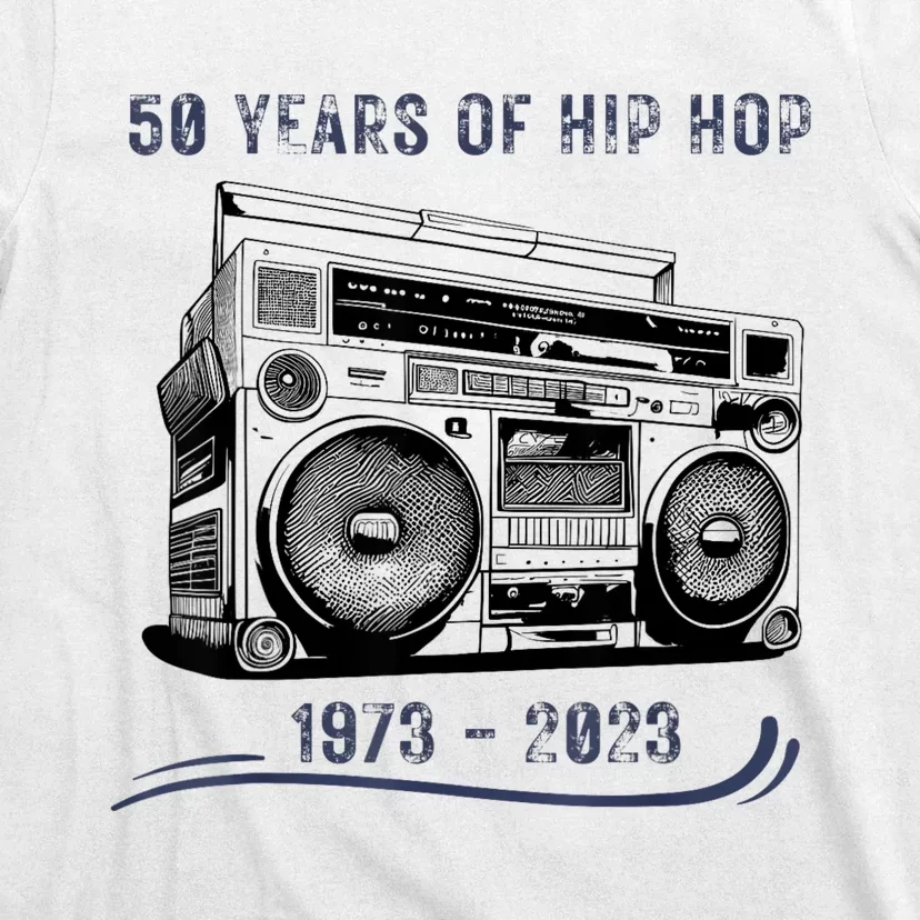 50 Years Of Hip Hop 50th Anniversary Of Rap T-Shirt