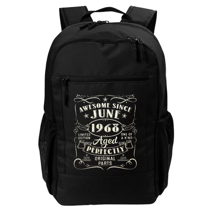 55 Year Old Awesome Since June 1968 55th Birthday Daily Commute Backpack