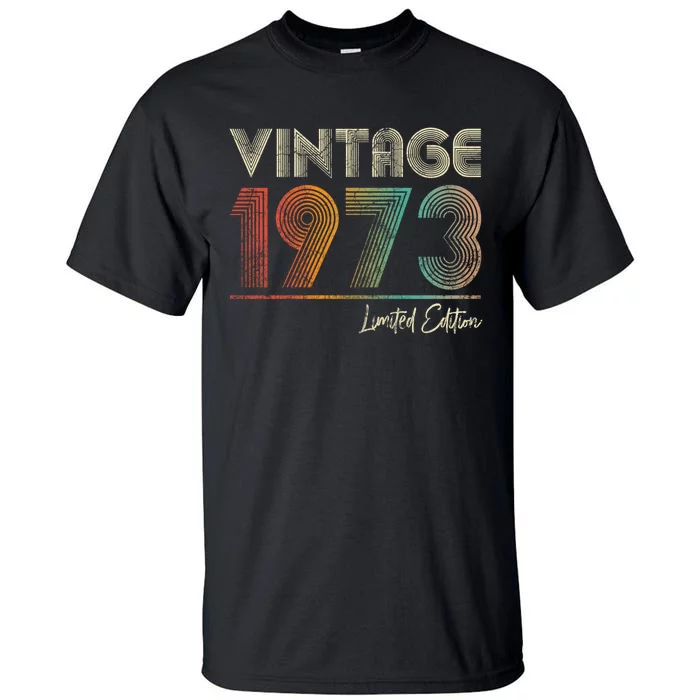 50 Years Old Vintage 1973 50th Birthday Gifts WoM.e.n.s M.e.n.s Long Sleeve Tall T-Shirt