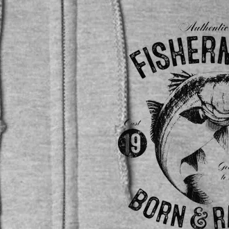 59 Year Old Fisherman Fishing 1964 59th Birthday Gift Full Zip Hoodie