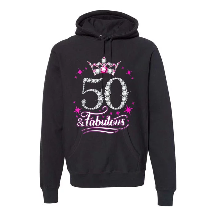 50 Years Old Gifts 50 & Fabulous Since 1973 50th Birthday Premium Hoodie