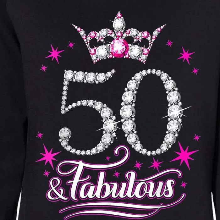 50 Years Old Gifts 50 & Fabulous Since 1973 50th Birthday Womens California Wash Sweatshirt