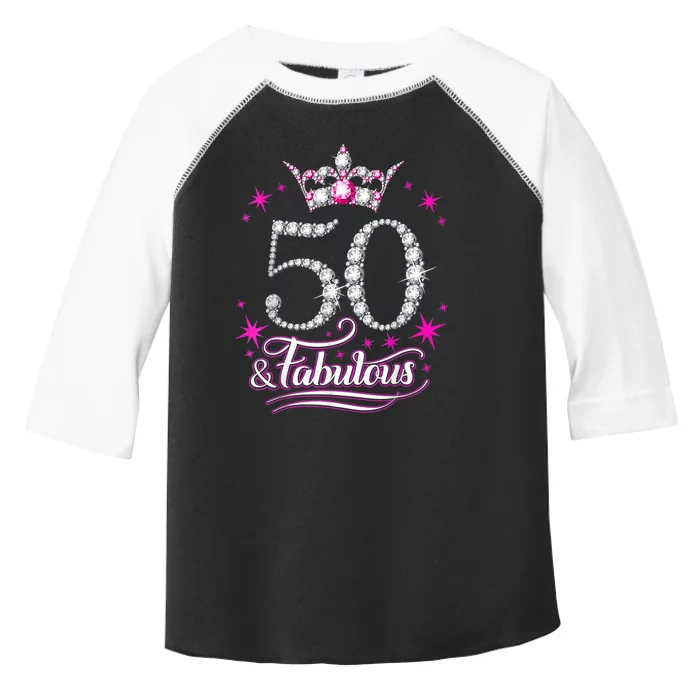 50 Years Old Gifts 50 & Fabulous Since 1973 50th Birthday Toddler Fine Jersey T-Shirt