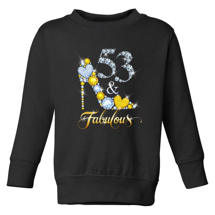 53 years old It's my Birthday 53th Birthday Diamond Crown Toddler Sweatshirt