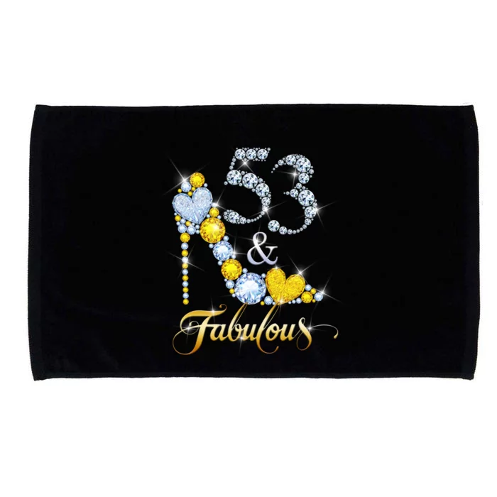 53 years old It's my Birthday 53th Birthday Diamond Crown Microfiber Hand Towel