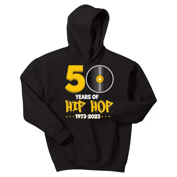 50 Years Of Hip Hop Born 1973 Bronx New York 50 Years Old Kids Hoodie