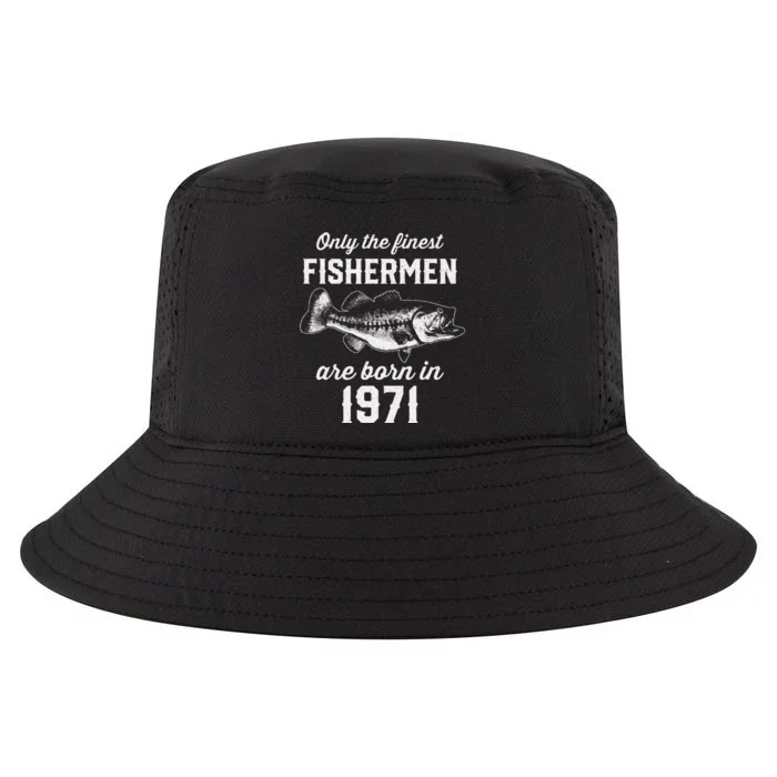 52 Year Old Fishing Fisherman 1971 52nd Birthday Cool Comfort Performance Bucket Hat