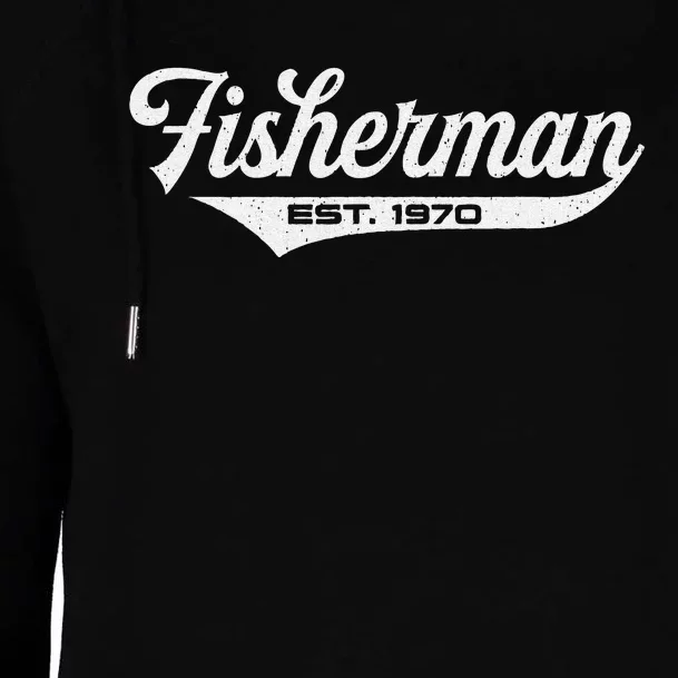 53 Year Old Fisherman Fishing 1970 53rd Birthday Cute Womens Funnel Neck Pullover Hood