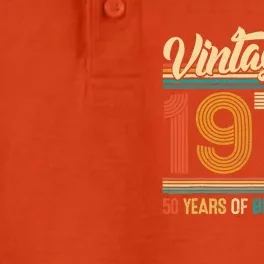 50 Years Old Vintage 1973 Limited Edition 50th Birthday Gift Dry Zone Grid Performance Polo