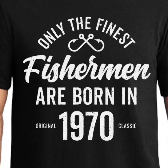 53 Year Old Fisherman Fishing 1970 53rd Birthday Pajama Set