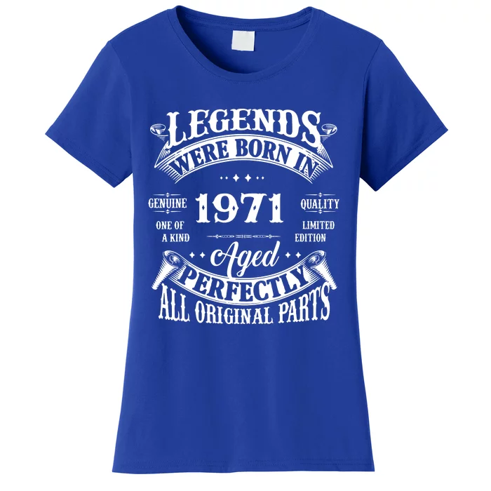 51 Years Old Vintage 1971 Limited Edition 51th Birthday Women's T-Shirt