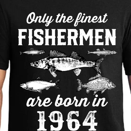 58 Years Old Fishing Fisherman 1964 Birthday Pajama Set