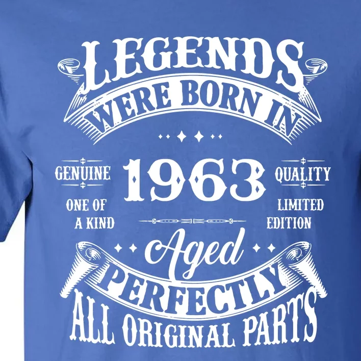 59 Years Old Awesome Since November 1963 59th Birthday Gift Tall T-Shirt