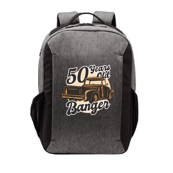 50 Years Old Banger Funny Birthday Vector Backpack