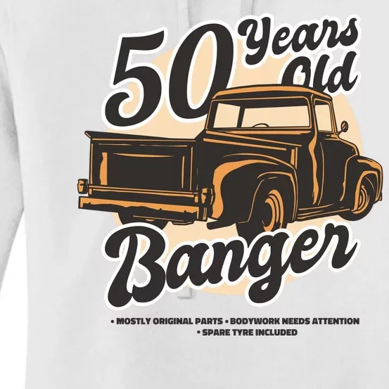 50 Years Old Banger Funny Birthday Women's Pullover Hoodie