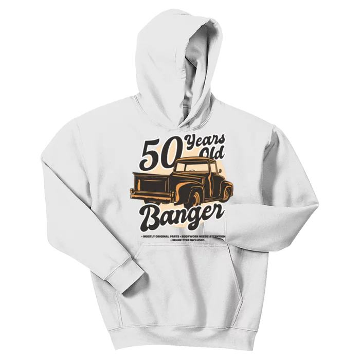 50 Years Old Banger Funny Birthday Kids Hoodie