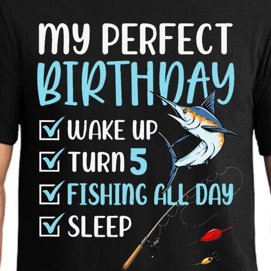 5 Year Old Fishing Birthday Party 5th Boy Bday Five Pajama Set