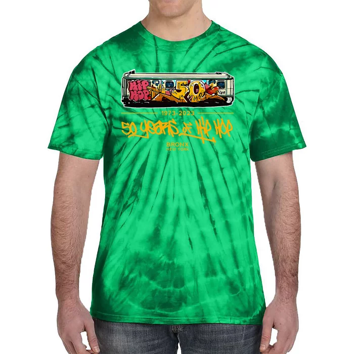 50 Years Of Hip Hop 50th Anniversary Retro Tie-Dye T-Shirt