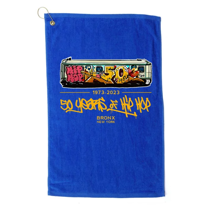 50 Years Of Hip Hop 50th Anniversary Retro Platinum Collection Golf Towel