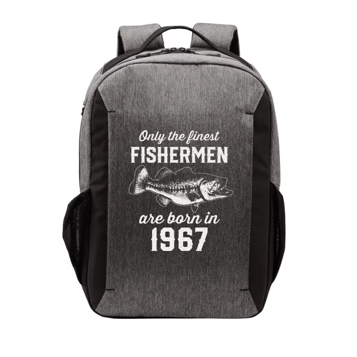 56 Year Old Fisherman Fishing 1967 56th Birthday Vector Backpack