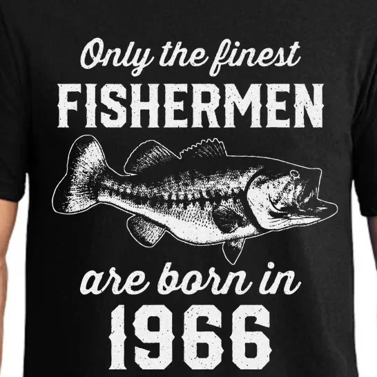 57 Year Old Fisherman Fishing 1966 57th Birthday Pajama Set