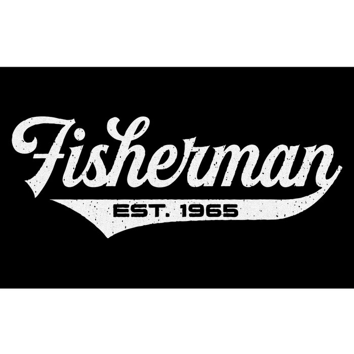 58 Year Old Fisherman Fishing 1965 58th Birthday Gift Bumper Sticker