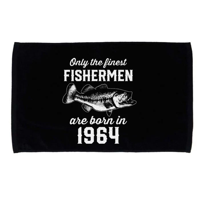 59 Year Old Fisherman Fishing 1964 59th Birthday Microfiber Hand Towel