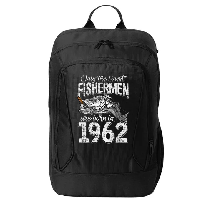 59 Years Old Fisherman Born In 1962 Fisherman 59th Birthday City Backpack