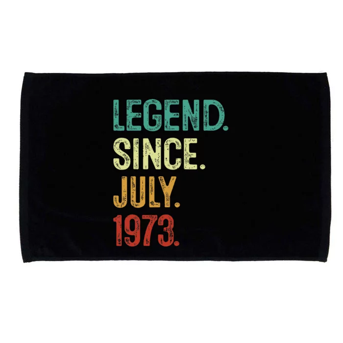 50 Years Old Legend Since July 1973 50th Birthday Microfiber Hand Towel