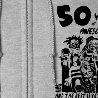 50 Years Of Awesomeness Full Zip Hoodie