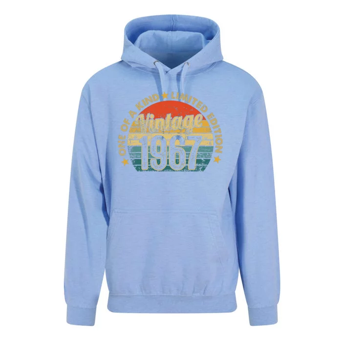 55 Years Old Vintage 1967 Limited Edition 55th Unisex Surf Hoodie