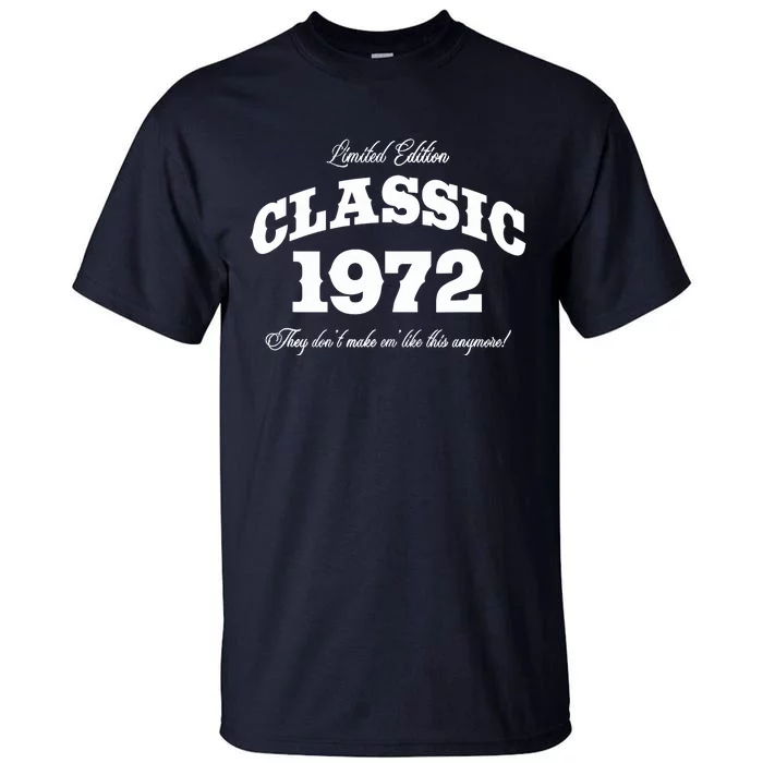 51 Year Old: Vintage Classic Car 1972 51st Birthday Tall T-Shirt