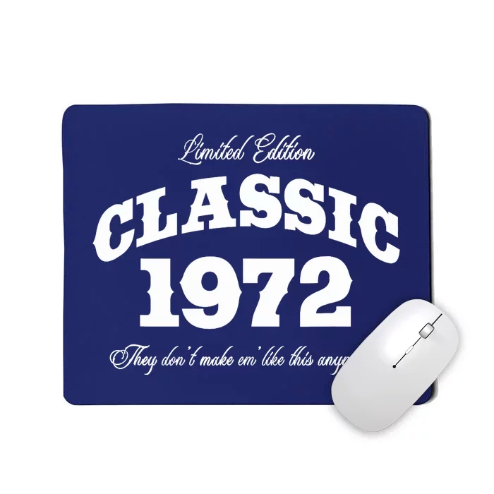 51 Year Old: Vintage Classic Car 1972 51st Birthday Mousepad