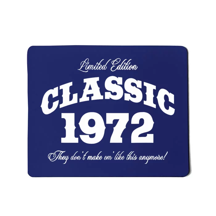 51 Year Old: Vintage Classic Car 1972 51st Birthday Mousepad