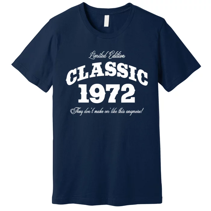 51 Year Old: Vintage Classic Car 1972 51st Birthday Premium T-Shirt